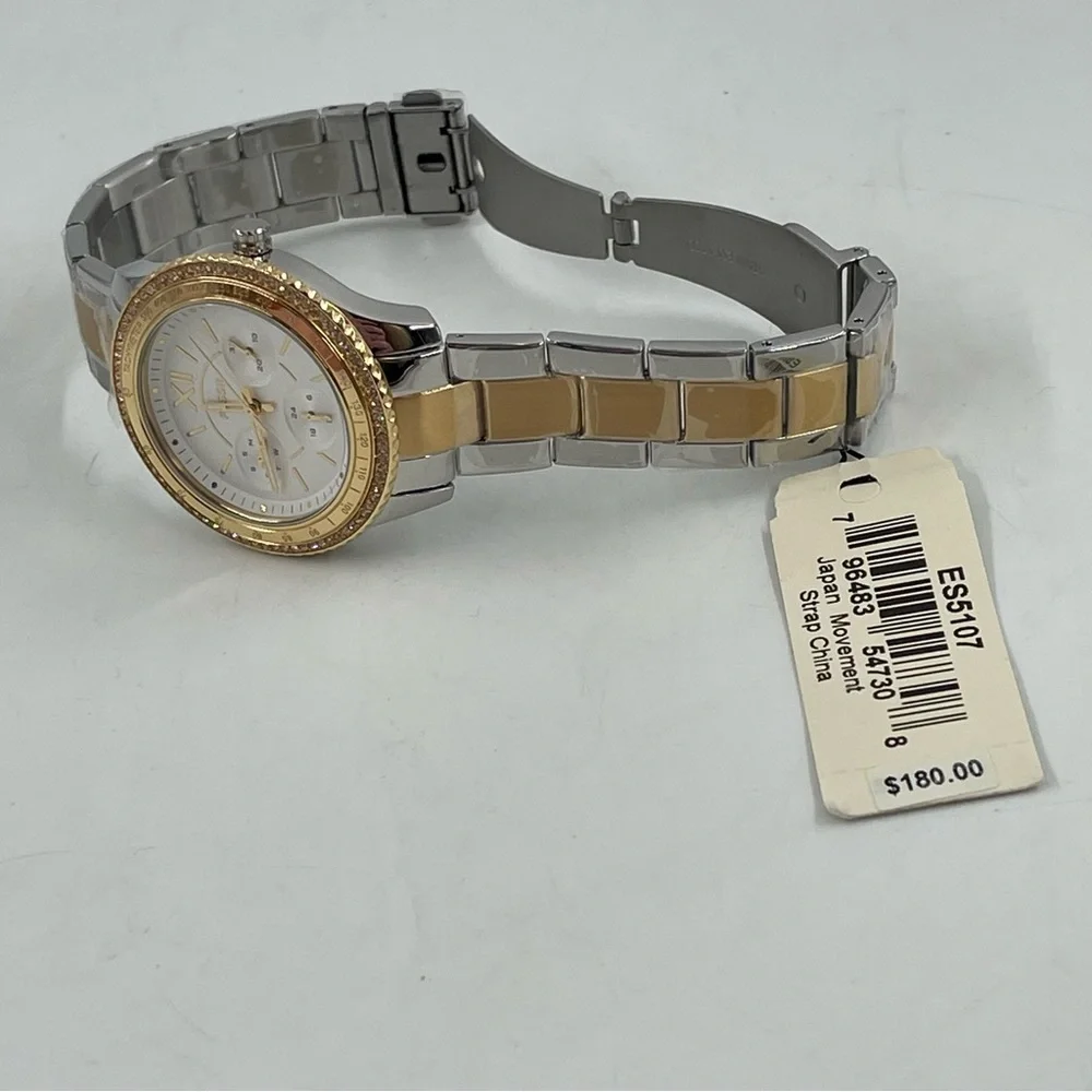 Fossil Stella Sport Women's’s Multifunction Two-Tone Stainless Steel Watch
